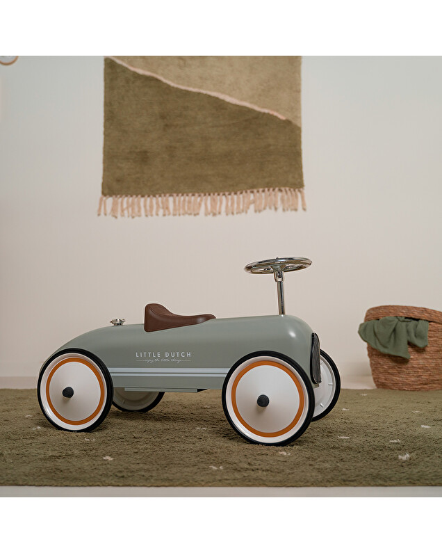 Retro car carrier Olive colour  Little Dutch
