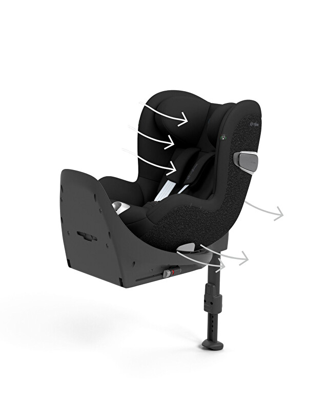 Sirona T i-Size car seat Sepia black Cybex