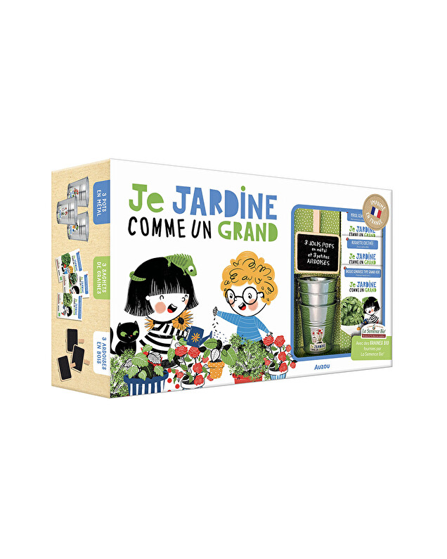 My first box set I garden like a grown-up  Auzou