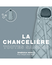 Snogga Mini 2 footmuff Moon black  Cybex