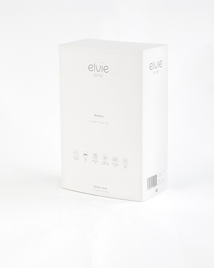 Pack of 3 reusable bottles For Elvie Pump  Elvie