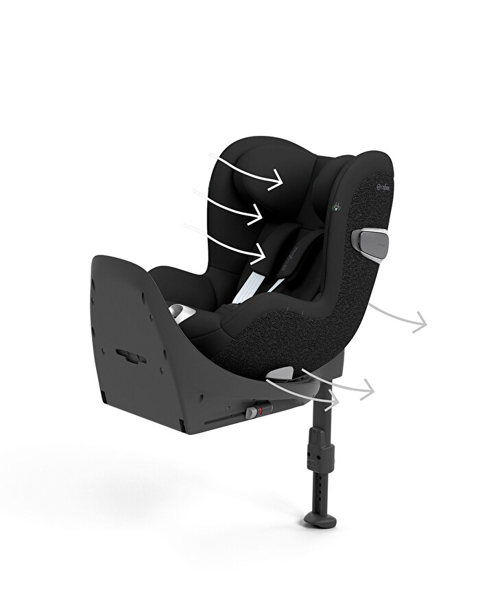 Sirona T i-Size car seat Sepia black  Cybex
