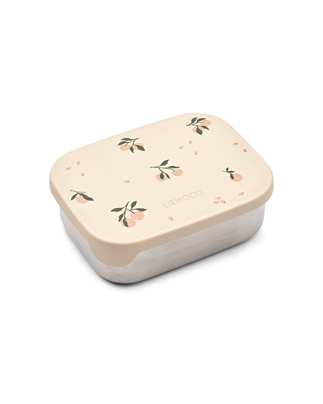 Lunch box in Arthur steel Peaches  Liewood