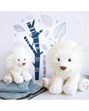 Snow Lion plush 28 cm White  Histoire d'Ours