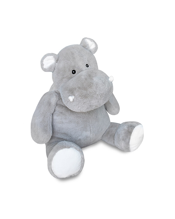Hippo'dou plush 85 cm Grey colour  Histoire d'Ours
