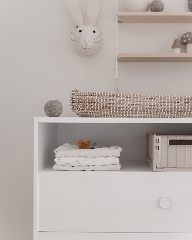 Lubin chest of drawers White  Natalys