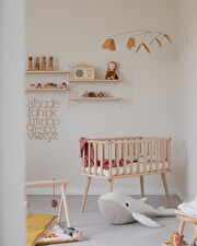 Fantine cradle 40x80 cm Wood colours  Natalys