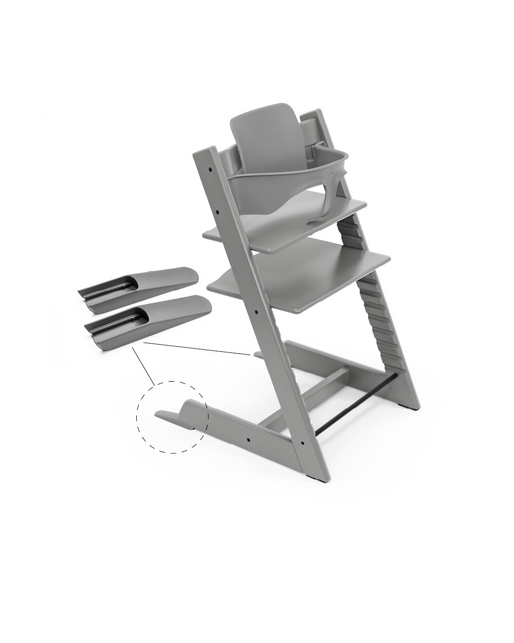 Baby set&sup2; Tripp Trapp Storm grey  Stokke