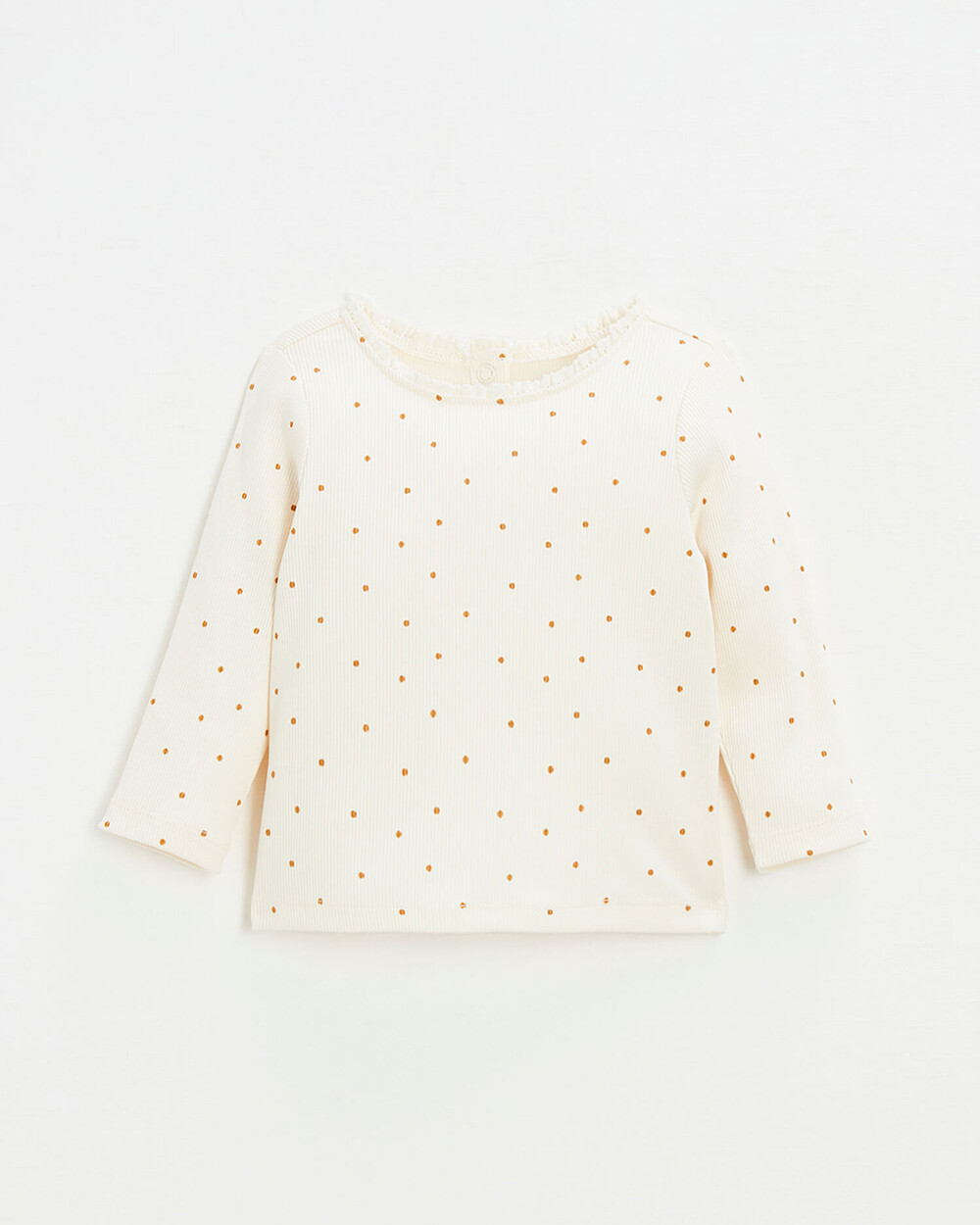 Polka dot print t-shirt Ecru color  Natalys