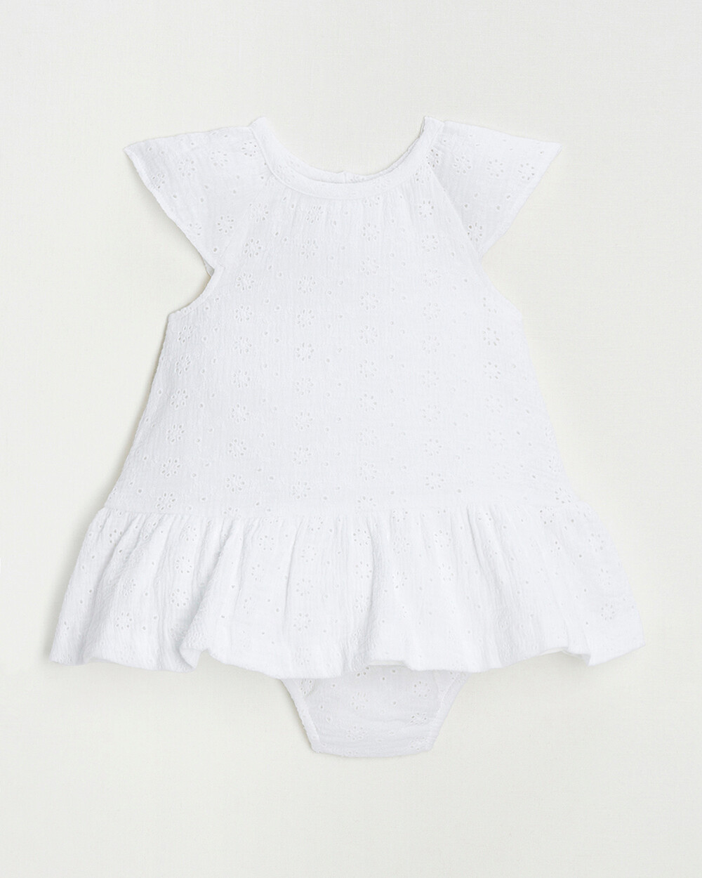 English embroidery dress Ecru color  Natalys