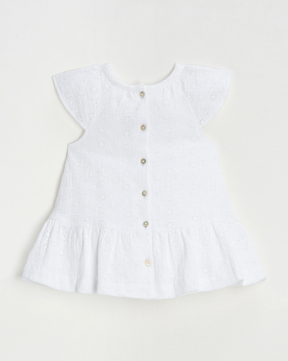 English embroidery dress Ecru color  Natalys