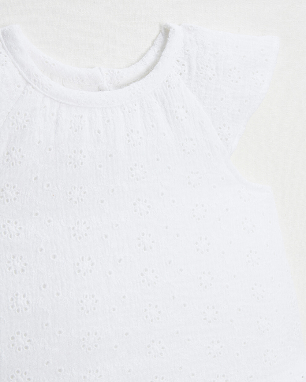 English embroidery dress Ecru color  Natalys