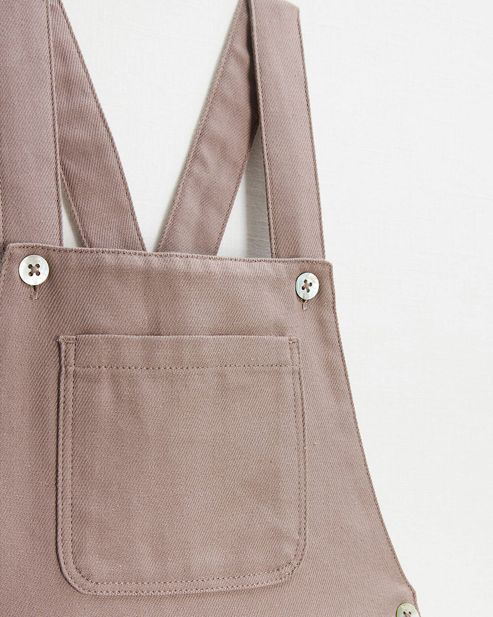 Twill overalls Pink color  Natalys