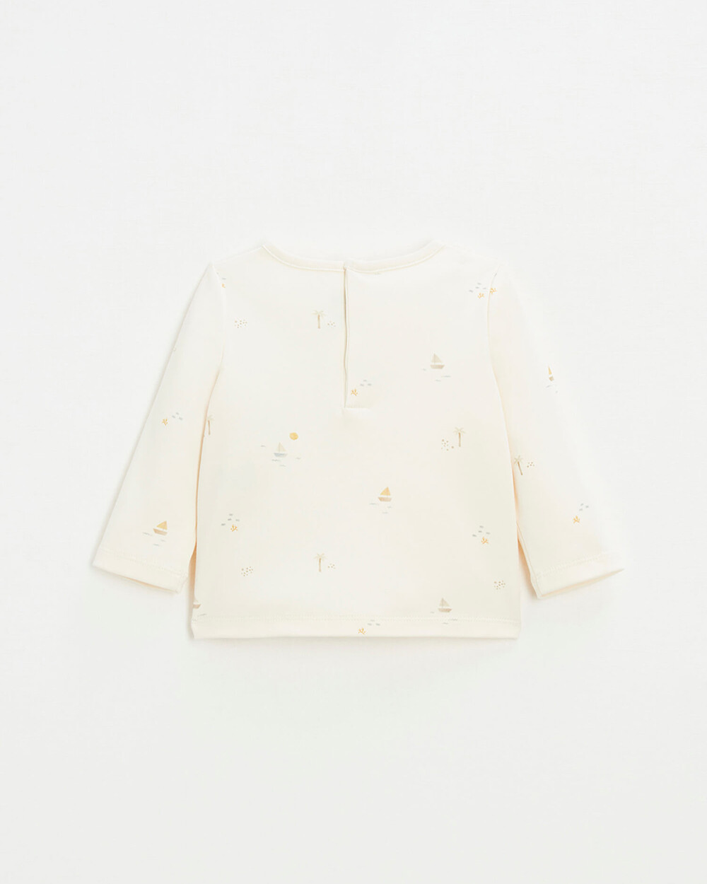 Sailor print t-shirt Ecru color  Natalys
