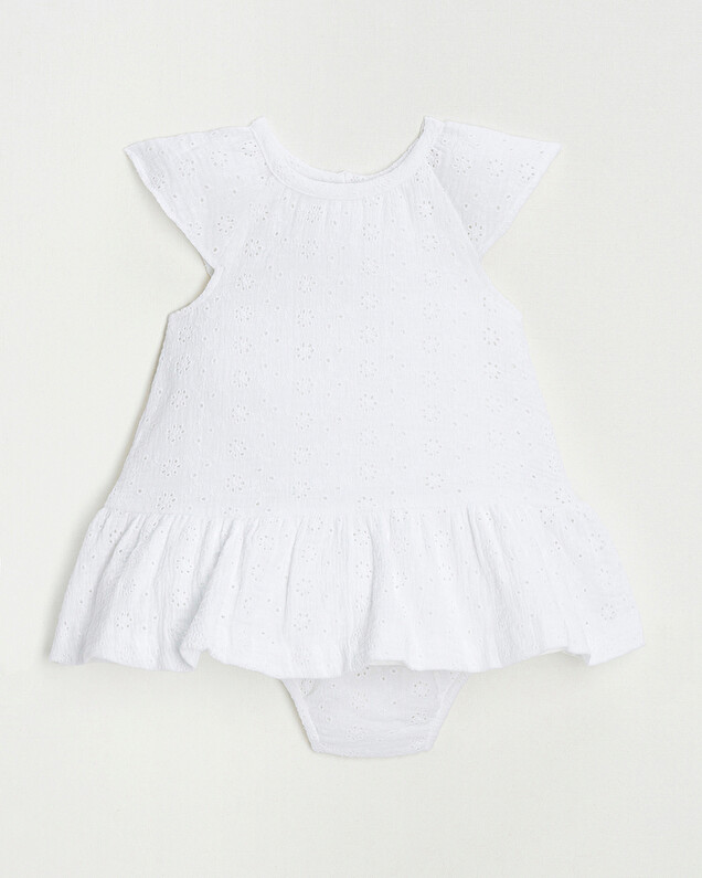 English embroidery dress Ecru color  Natalys