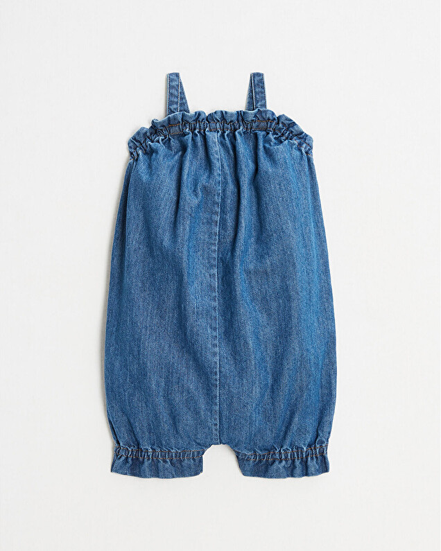 Short denim jumpsuit Blue color  Natalys