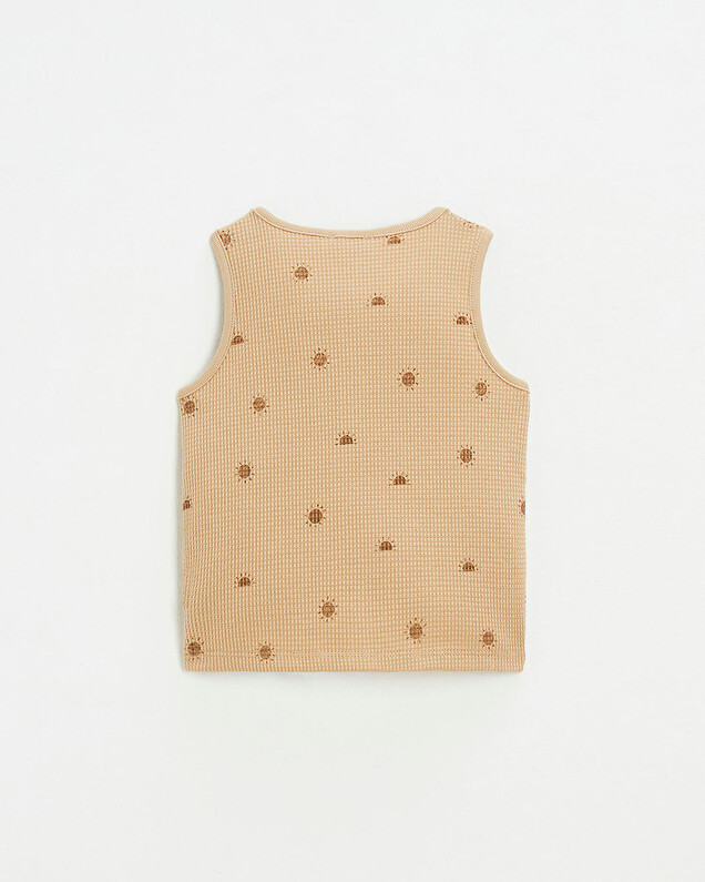 Cotton tank top Sun print  Natalys