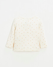 Polka dot print t-shirt Ecru color  Natalys