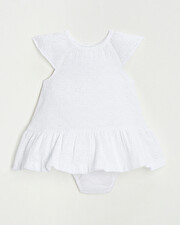 English embroidery dress Ecru color  Natalys