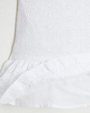 English embroidery dress Ecru color  Natalys