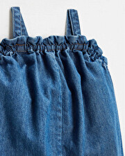 Short denim jumpsuit Blue color  Natalys