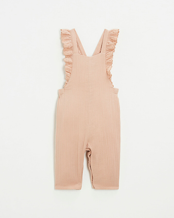 Cotton gauze jumpsuit Powder pink color  Natalys