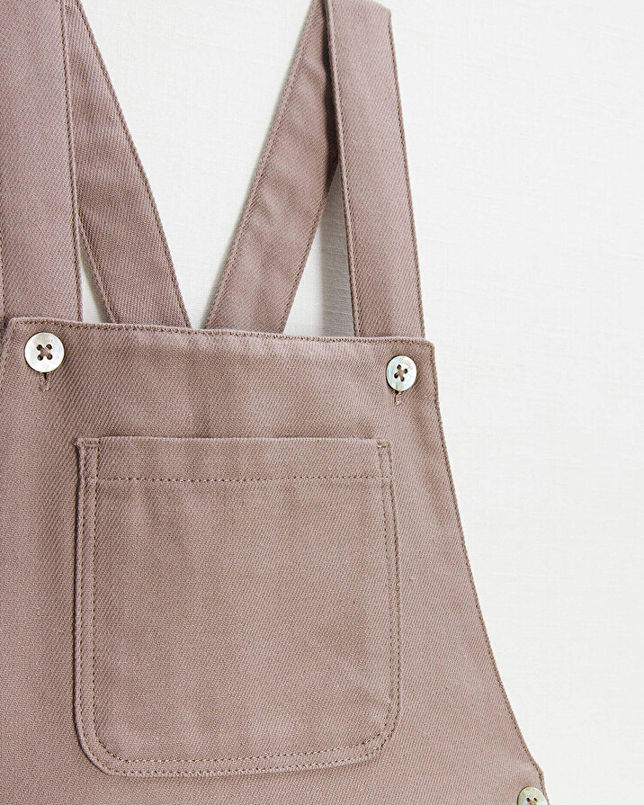 Twill overalls Pink color  Natalys