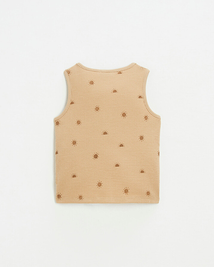 Cotton tank top Sun print  Natalys