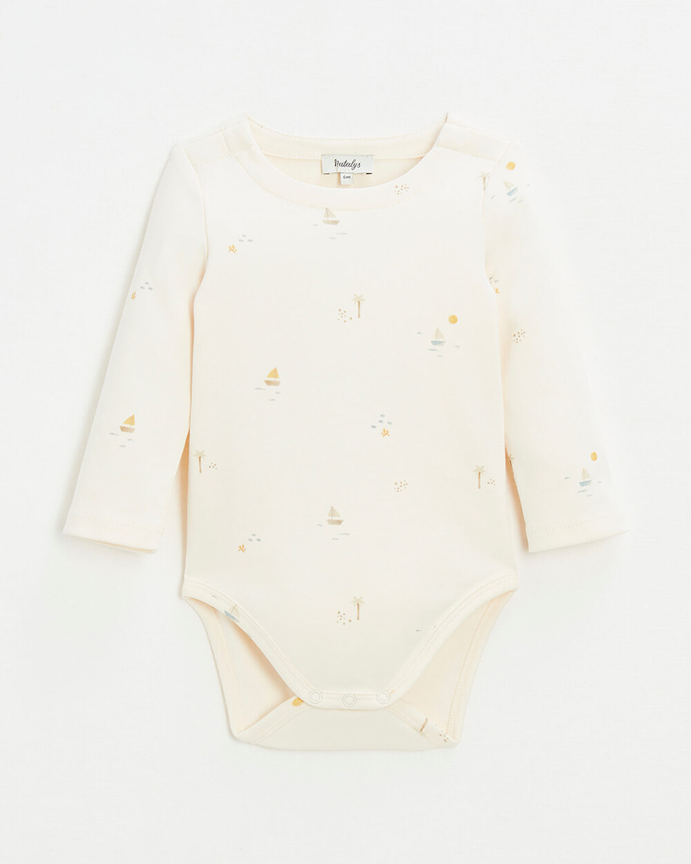 Long sleeve bodysuit Marine print  Natalys