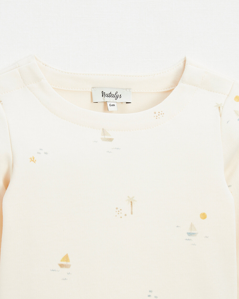 Long sleeve bodysuit Marine print  Natalys