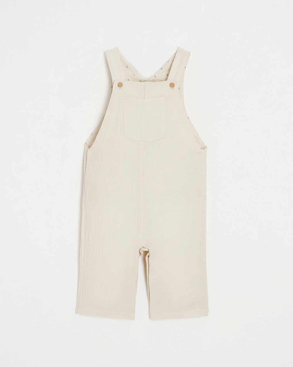 cotton gauze overalls Beige color  Natalys