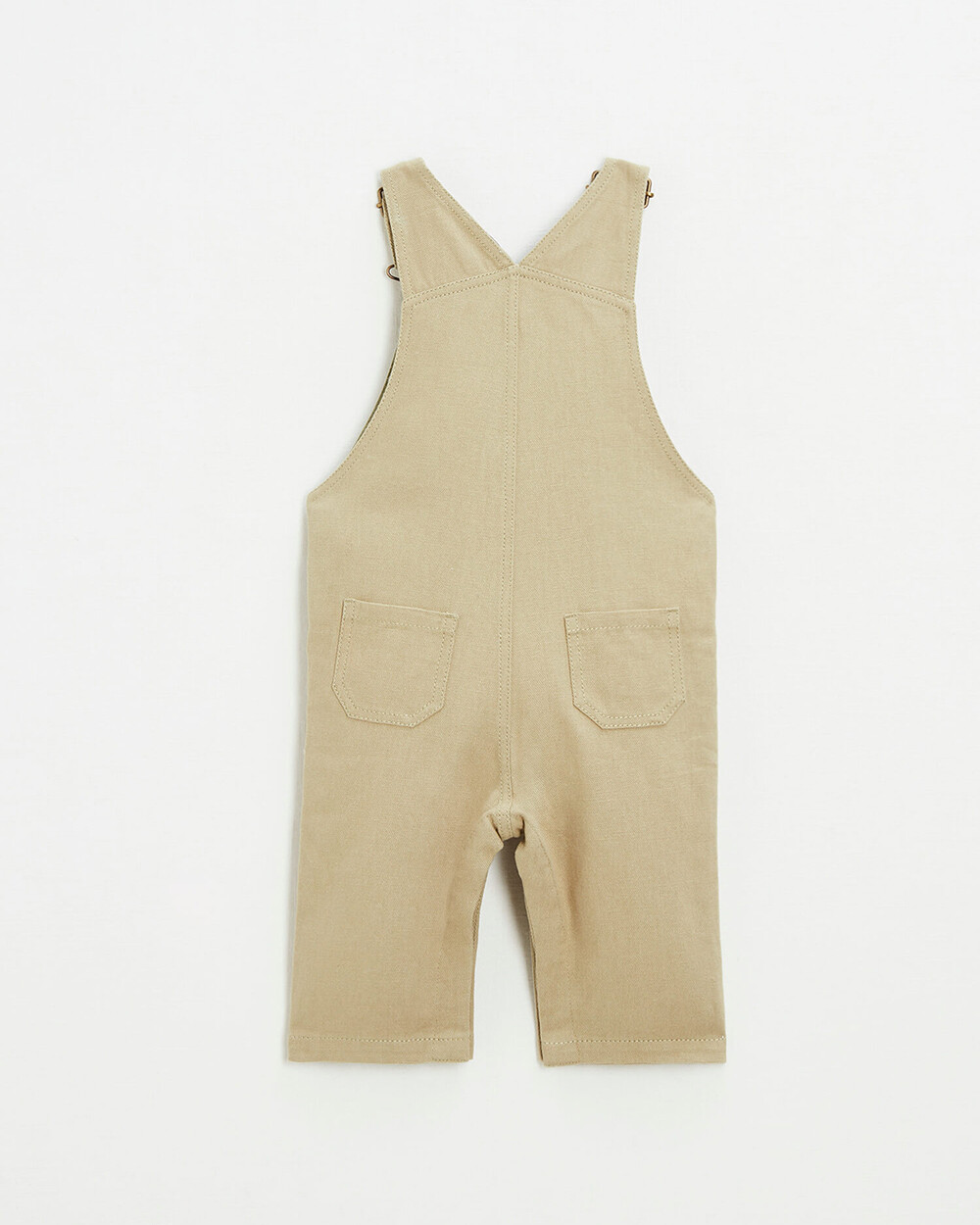 Cotton canvas overalls Light khaki color  Natalys