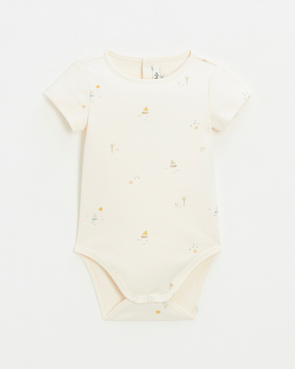 Short sleeve bodysuit Marine print  Natalys