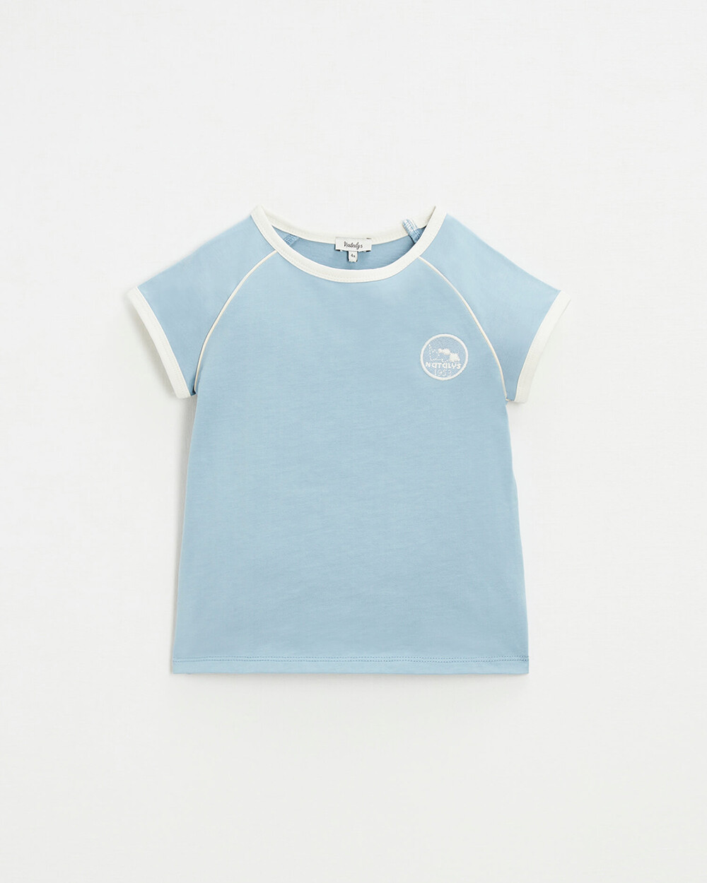 Short sleeve t-shirt Blue grey color  Natalys