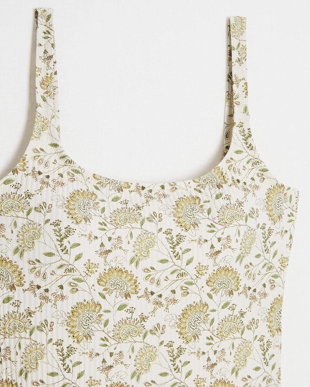 UV protection swimsuit Flower print  Cache coeur