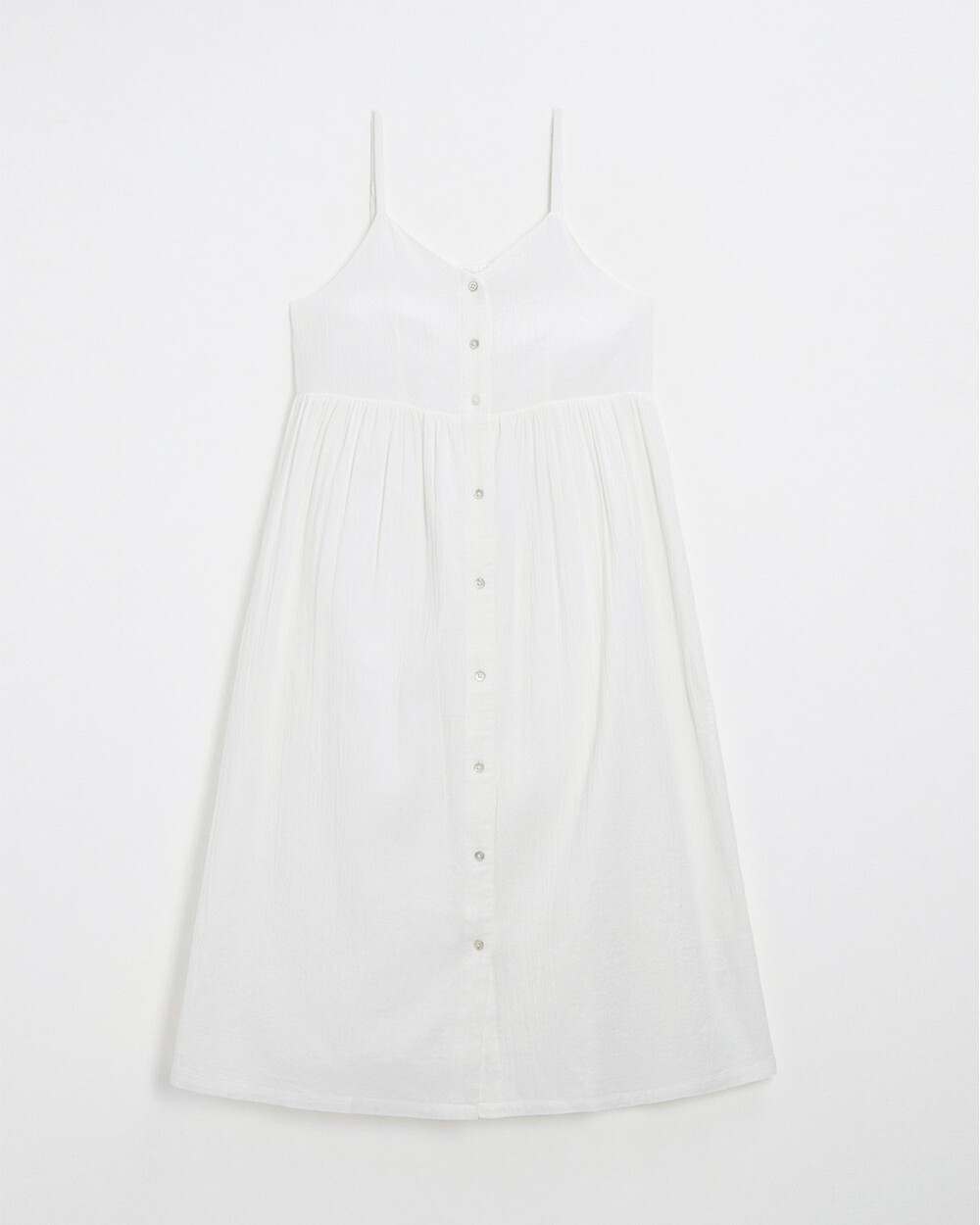 Crepe dress Ecru color  Natalys