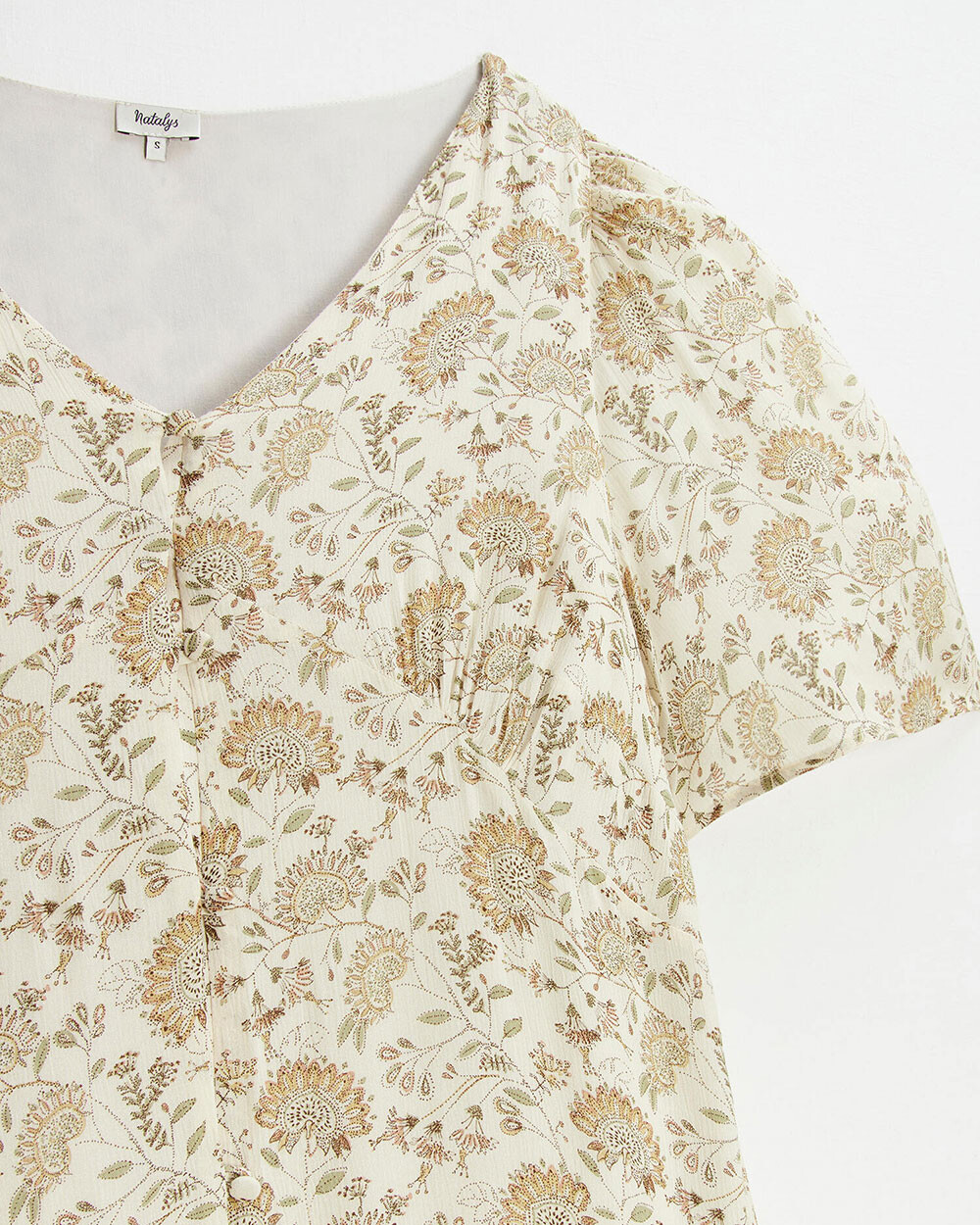 Long dress Indian flower print  Natalys