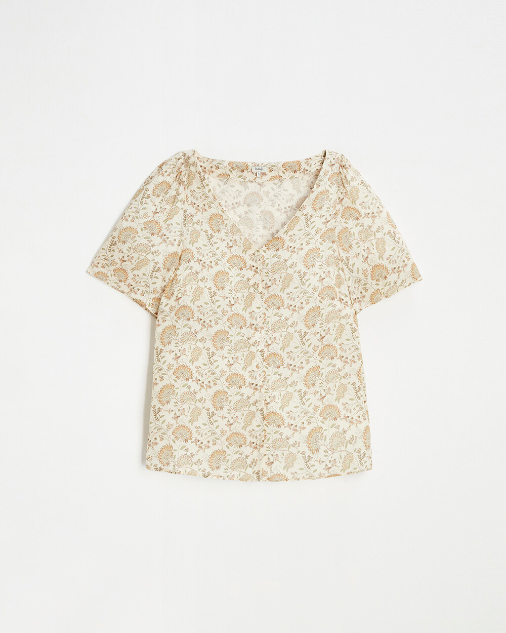Crepe blouses Indian flower print  Natalys