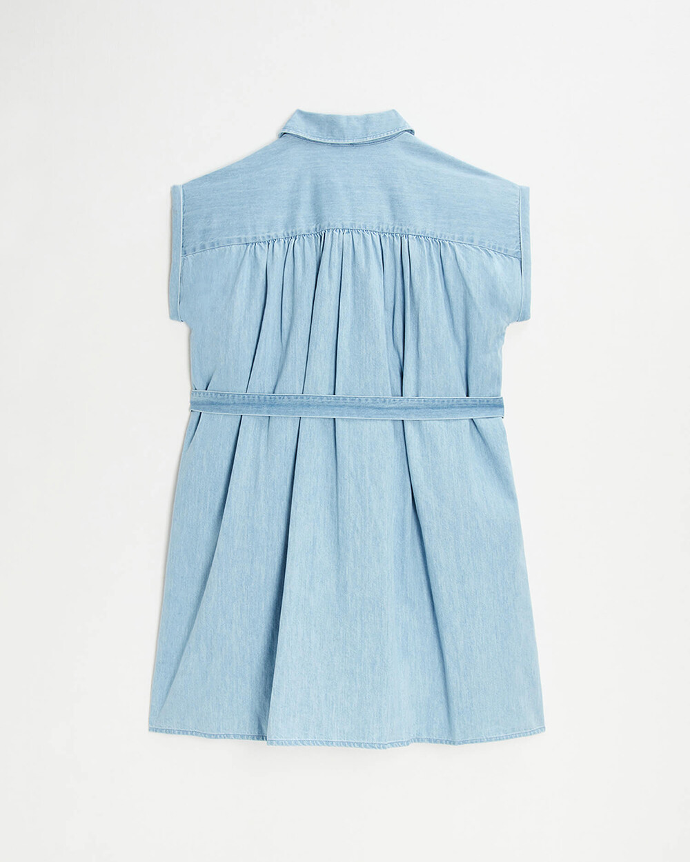 Denim maternity dress Light blue color  Natalys