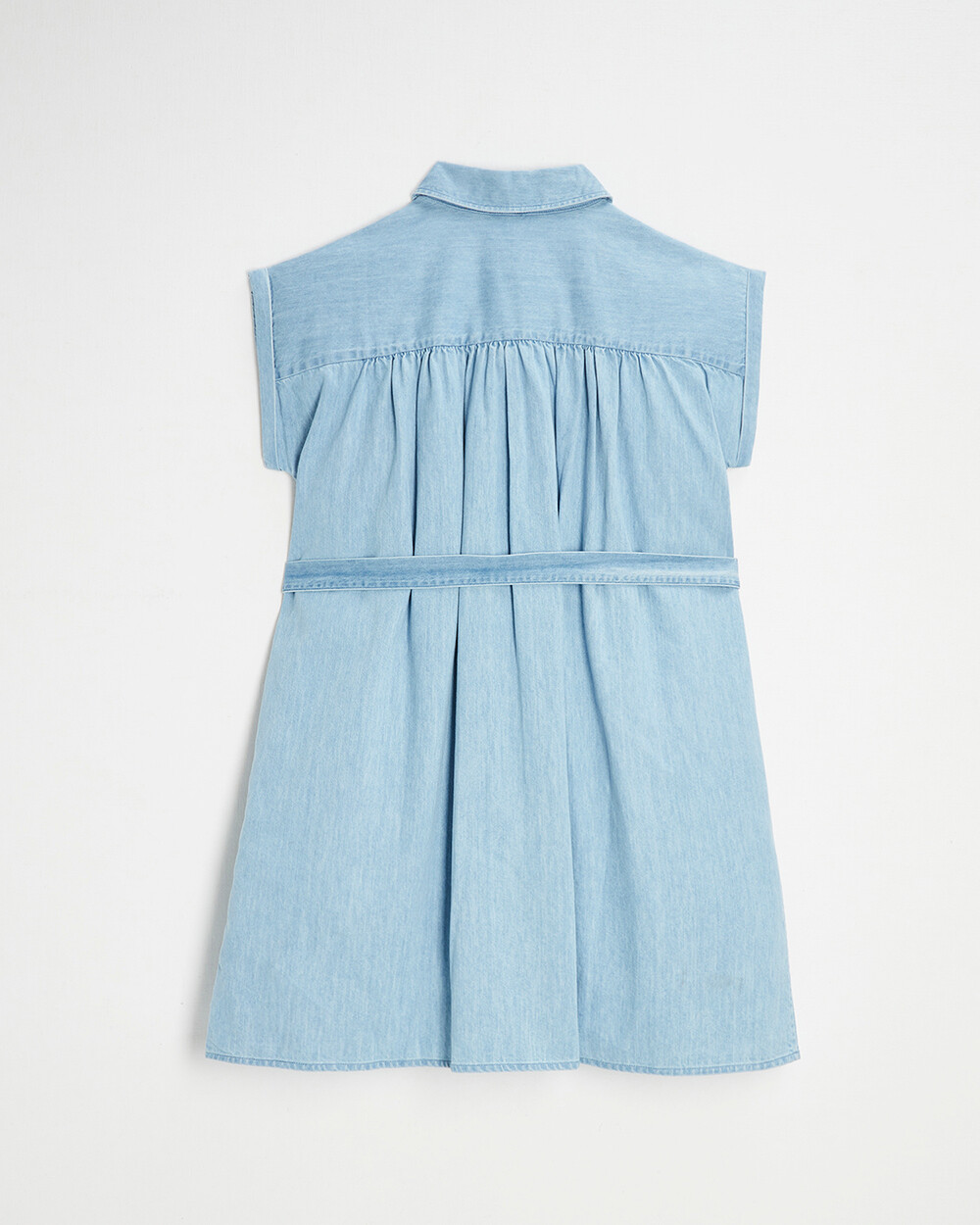 Denim maternity dress Light blue color  Natalys