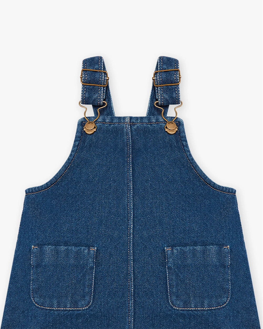 Denim overall dress Blue color  Natalys