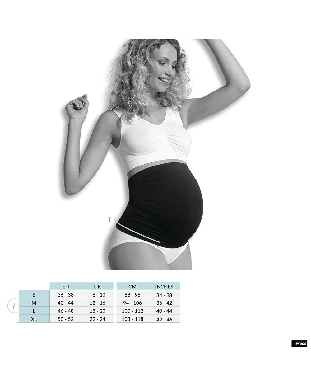 Pregnancy headband Black color  Carriwell