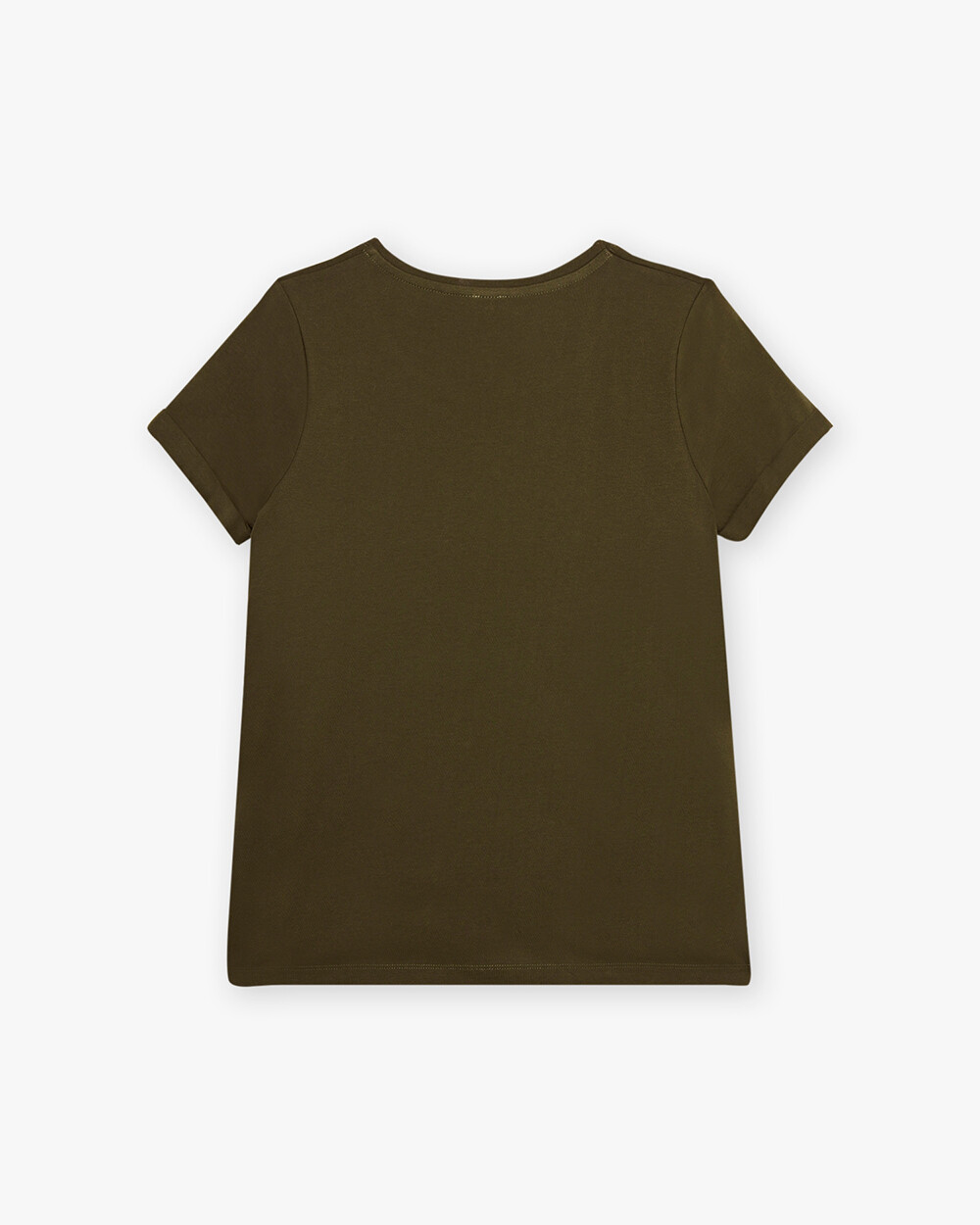 Khaki t-shirt Khaki color  Natalys