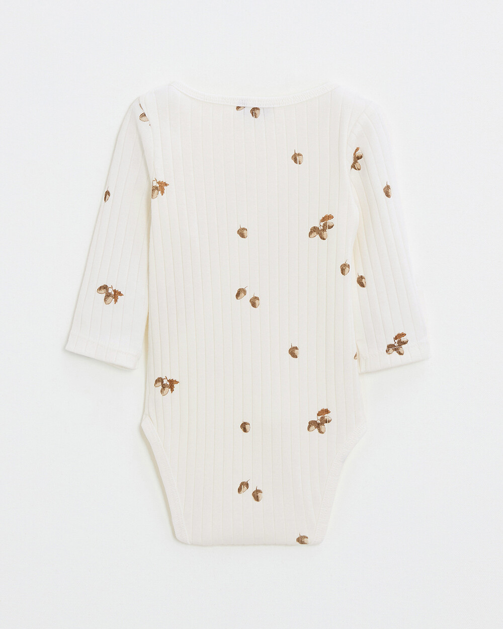 Long-sleeved crossover bodysuit Autumn print  Natalys