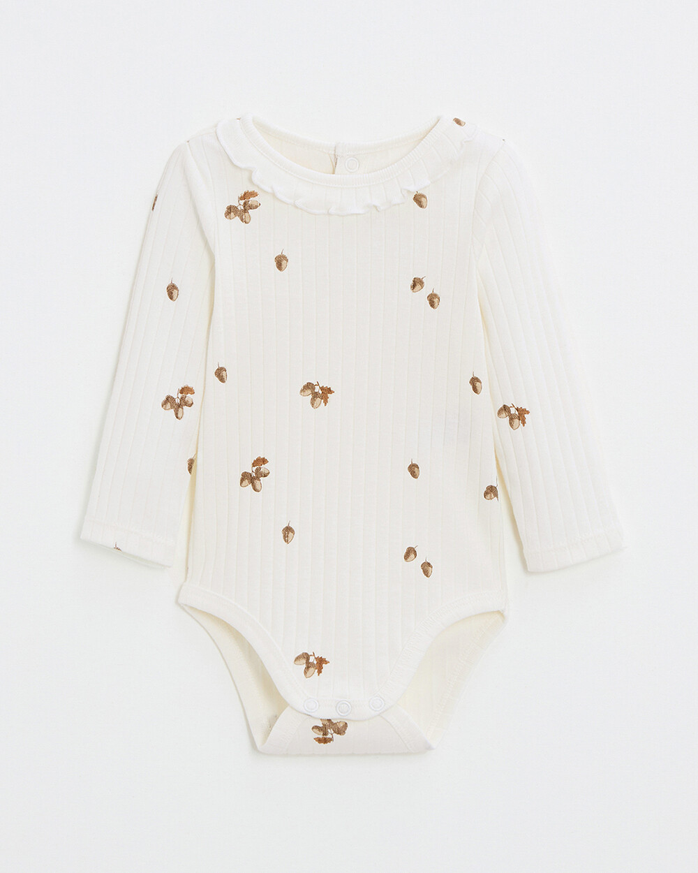 Printed long-sleeved bodysuit Autumn print  Natalys