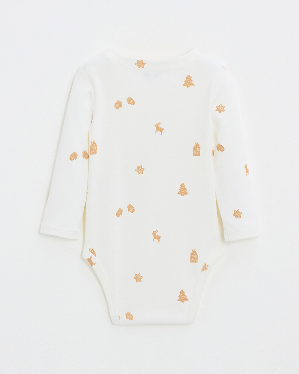 Printed long-sleeved bodysuit Cookie print  Natalys