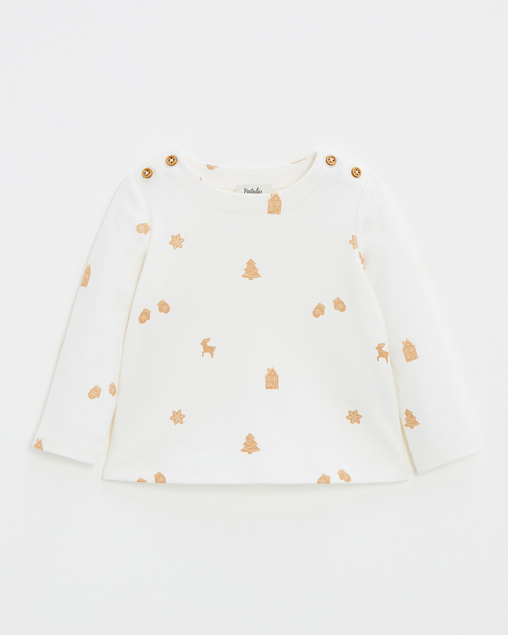 Printed long-sleeved t-shirt Cookie print  Natalys