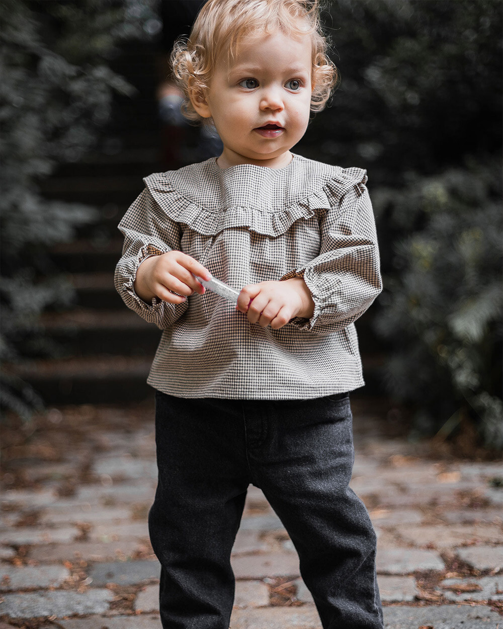 Denim pants Charcoal gray color  Natalys