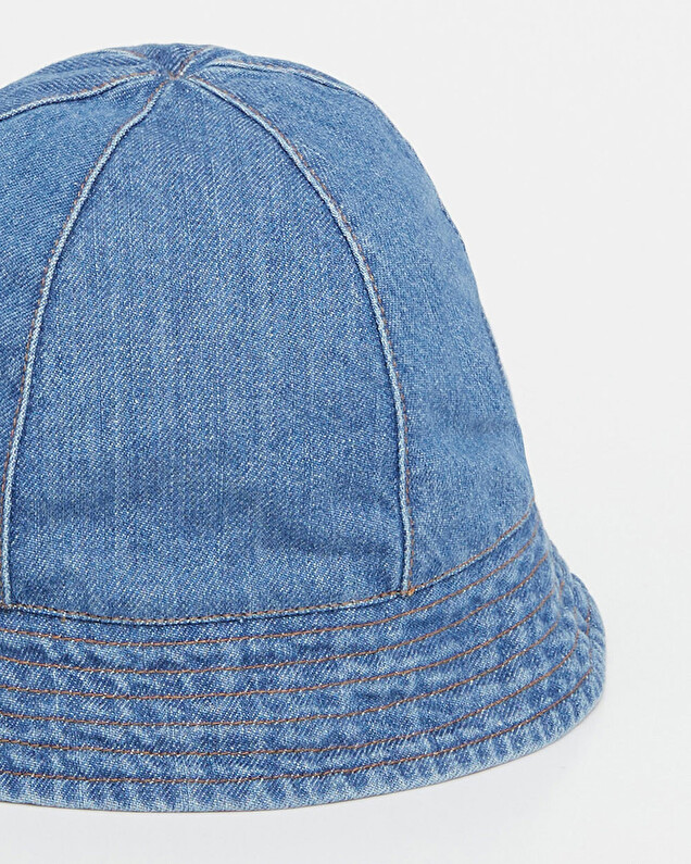 Embroidered denim hat Blue color  Natalys