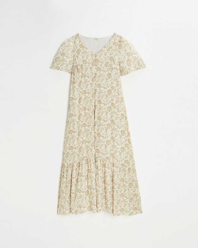 Long dress Indian flower print  Natalys